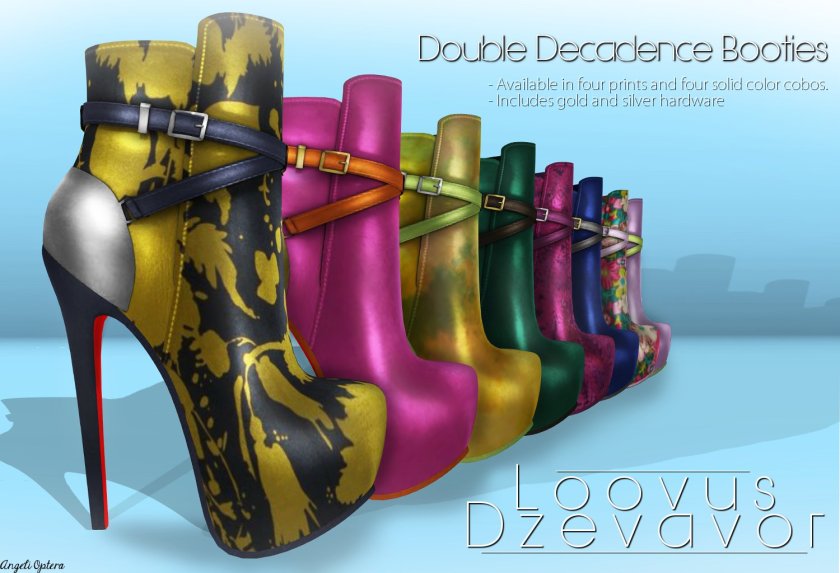 Loovus Dzevavor Double Decadence Booties ad